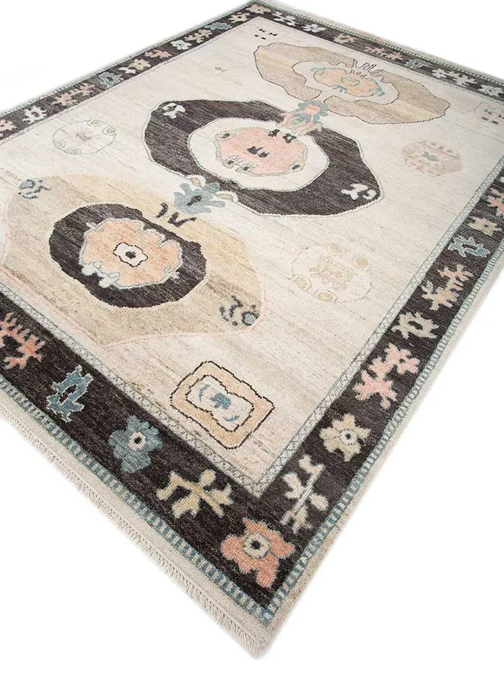 Wollteppich - 240 x 300 cm - creme