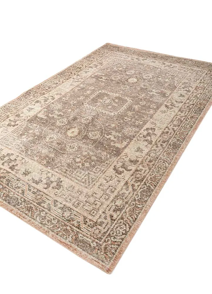 Wollteppich - 158 x 248 cm - beige