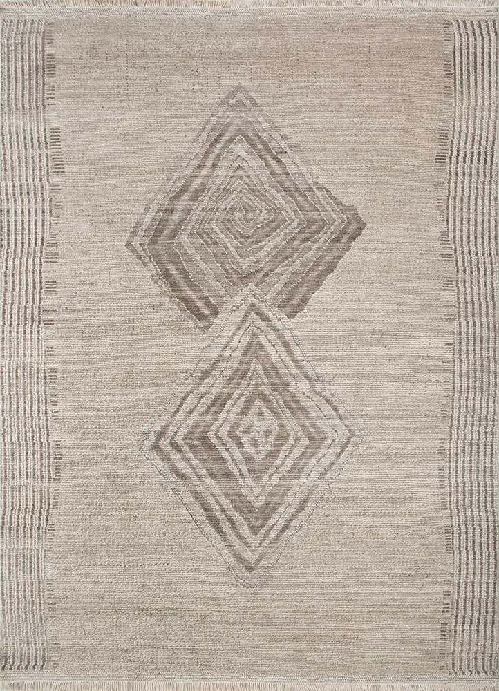 Wollteppich - 240 x 300 cm - creme