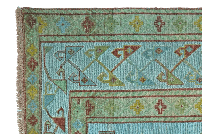 Kelim Belutch · Handgewebt – Blau, 245x209 cm