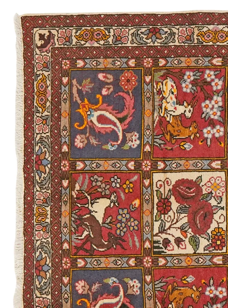 Bakhtiar · Handgeknüpft – Bunt, 135x101 cm