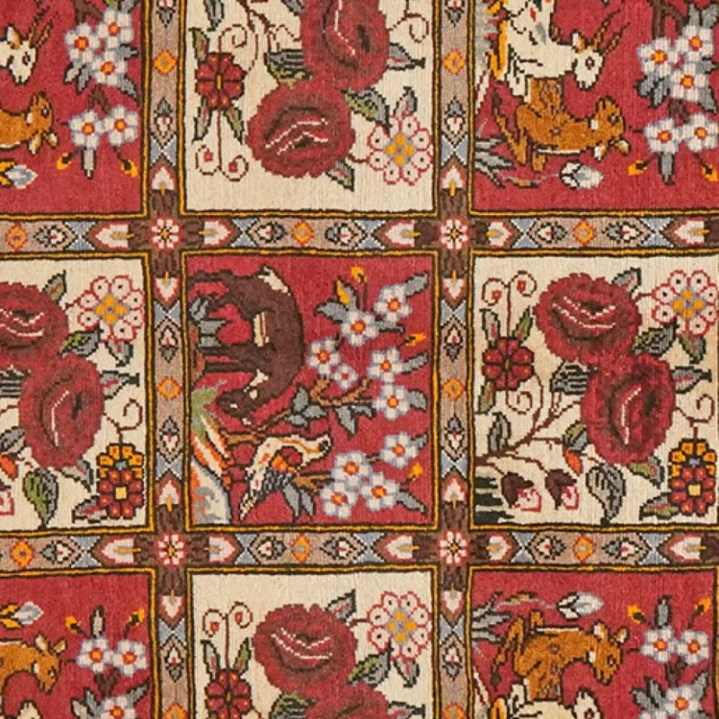Bakhtiar · Handgeknüpft – Bunt, 135x101 cm
