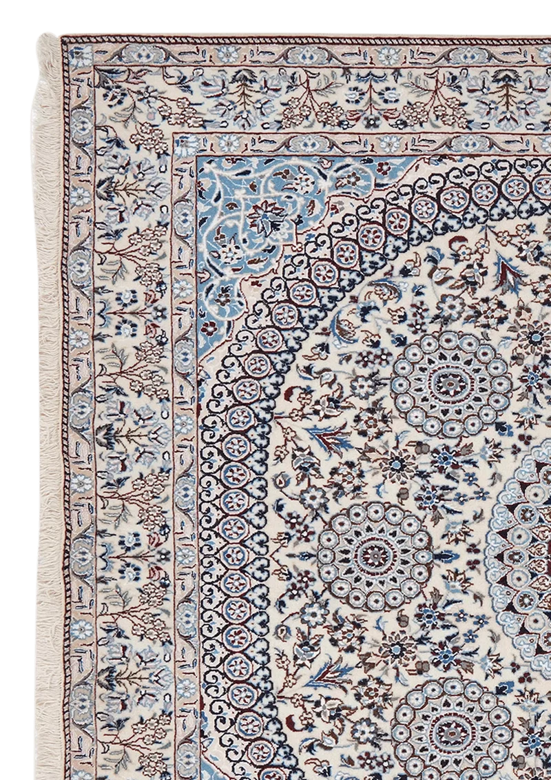 Nain 9La · Handgeknüpft – Beige, 208x199 cm