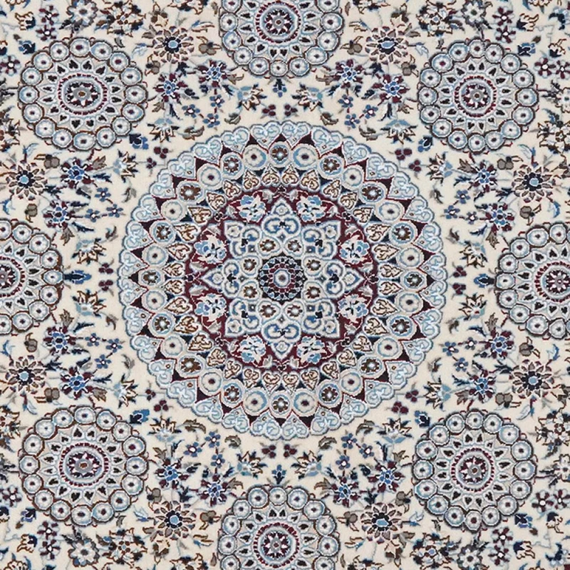 Nain 9La · Handgeknüpft – Beige, 208x199 cm