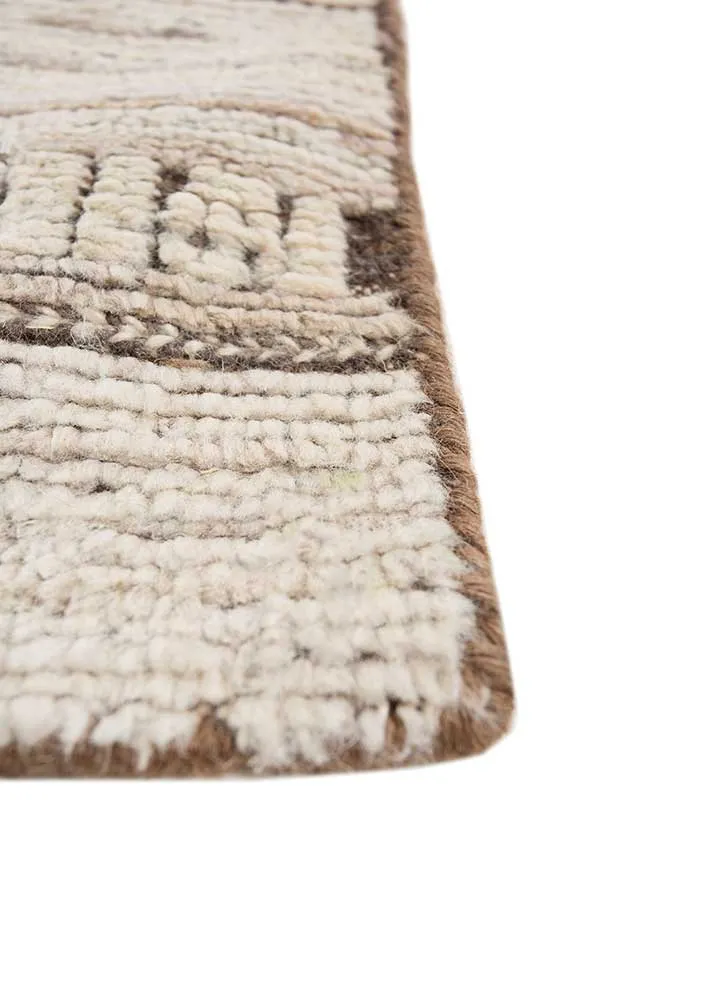 Läufer Woll - 75 x 240 cm - creme