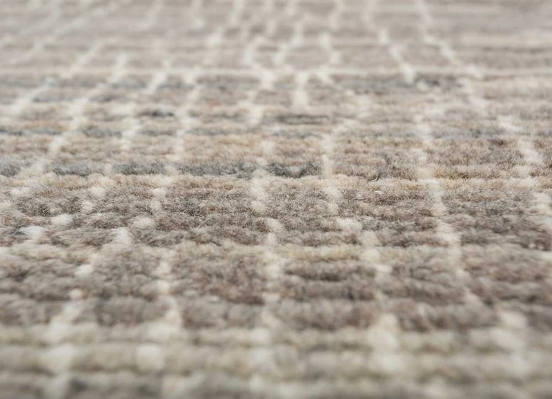 Wollteppich - 240 x 300 cm - beige
