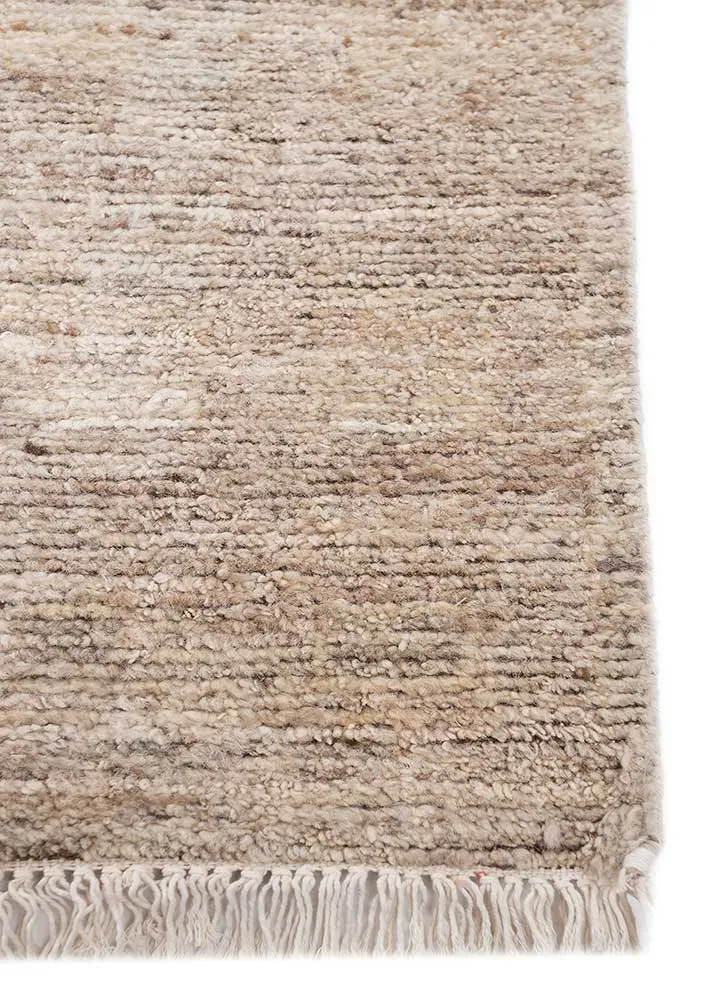 Wollteppich - 240 x 300 cm - beige