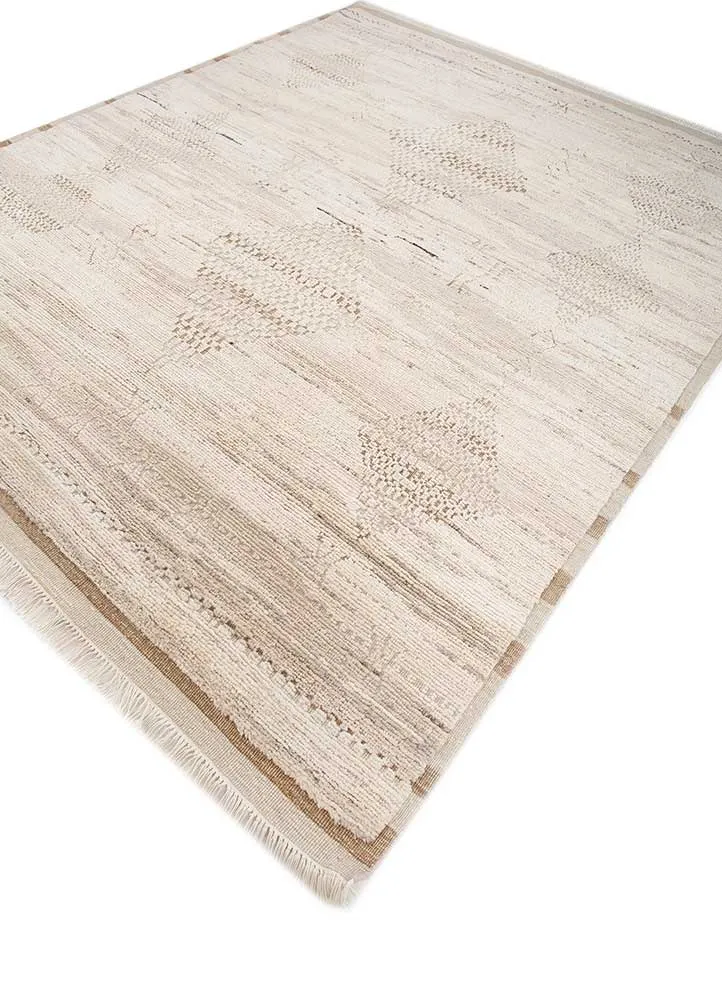 Wollteppich - 240 x 300 cm - creme
