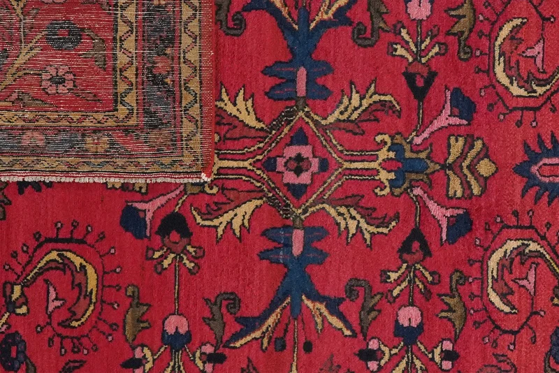 Armanibaf · Handgeknüpft – Rot, 139x112 cm