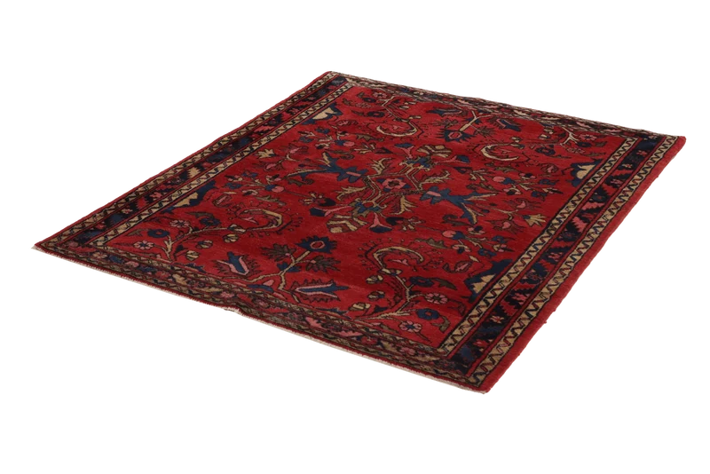 Armanibaf · Handgeknüpft – Rot, 139x112 cm