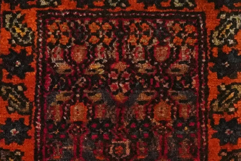 Bidjar · Handgeknüpft – Bunt, 31x30 cm
