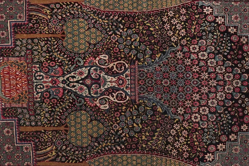 Teheran · Handgeknüpft – Blau, 212x133 cm