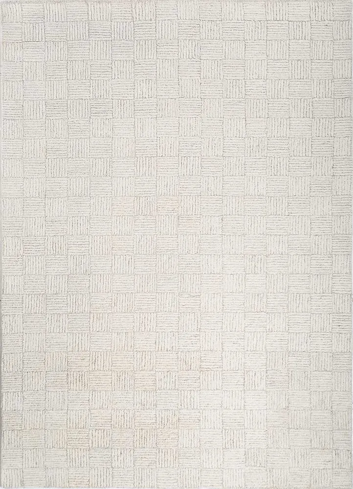 Wollteppich - 150 x 240 cm - creme