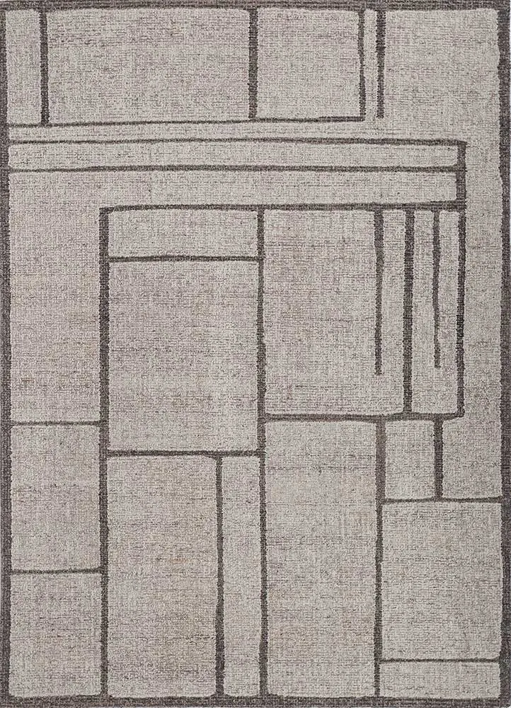 Wollteppich - 150 x 240 cm - beige