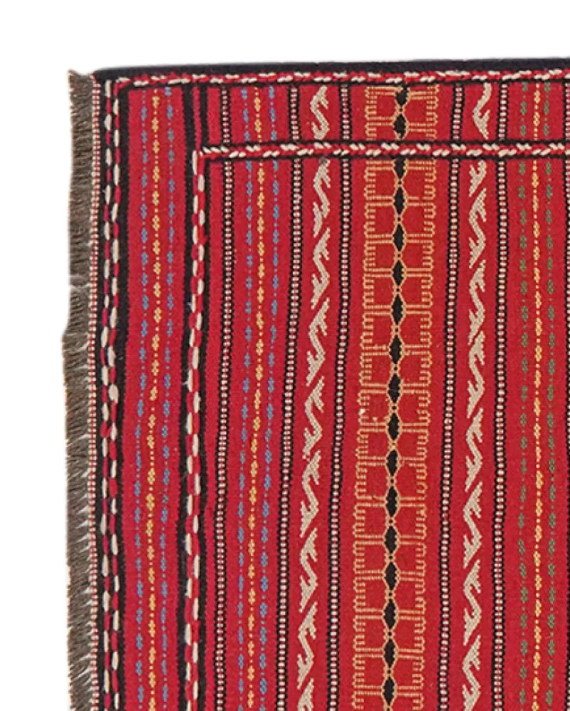 Kelim Kordi · Handgewebt – Bunt, 200x77 cm