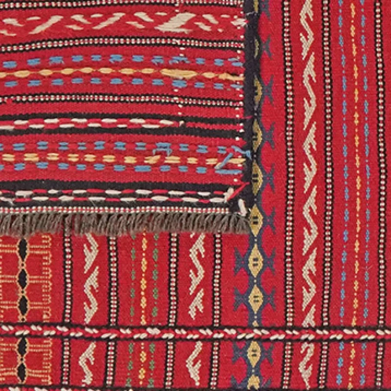 Kelim Kordi · Handgewebt – Bunt, 200x77 cm