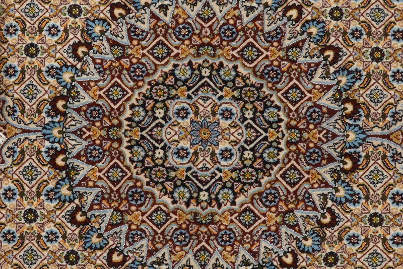 Moud Mahi · Handgeknüpft – Braun, 241x169 cm