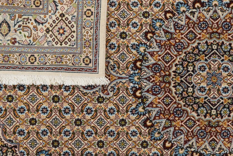 Moud Mahi · Handgeknüpft – Braun, 241x169 cm