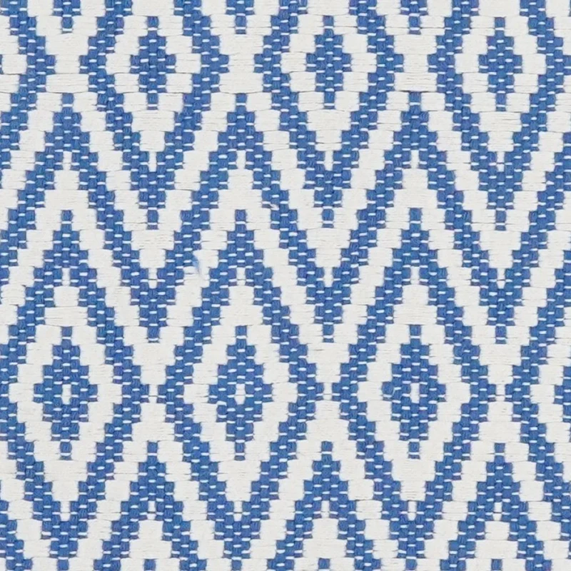 Dhurrie · Handgewebt – Blau, 120x170 cm