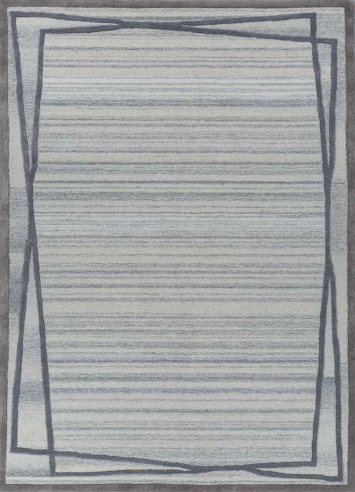 Wollteppich - 180 x 270 cm - grau