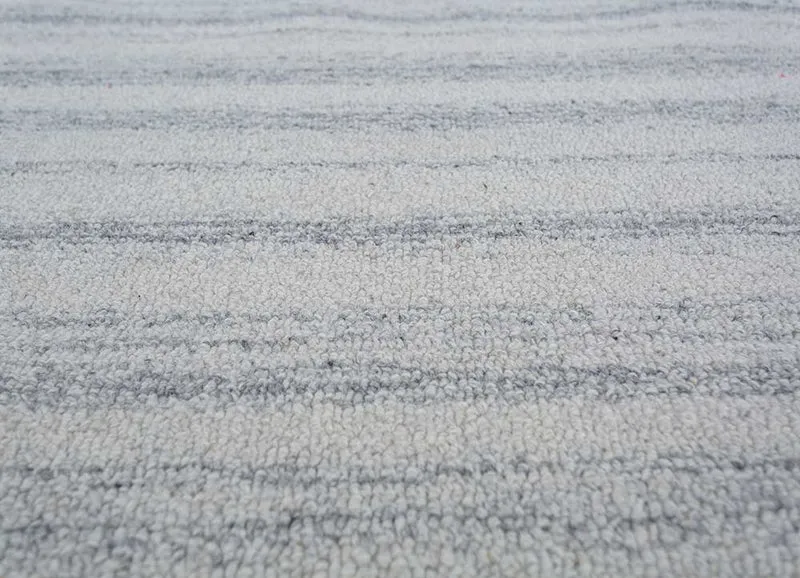 Wollteppich - 180 x 270 cm - grau