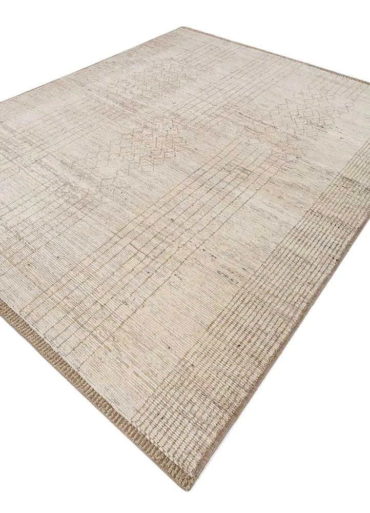 Wollteppich - 240 x 300 cm - gold