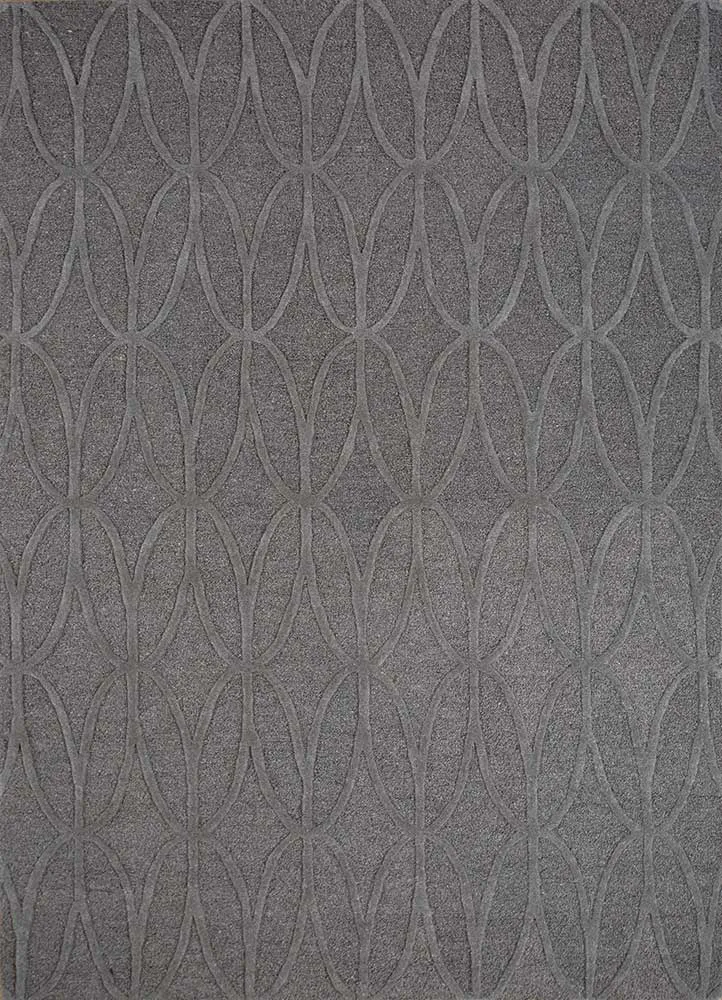 Wollteppich - 150 x 240 cm - grau