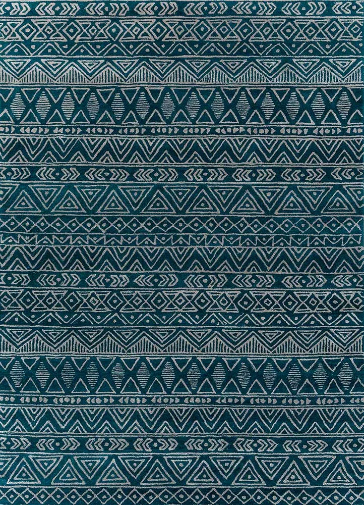 Wollteppich - 180 x 270 cm - dunkelbeige