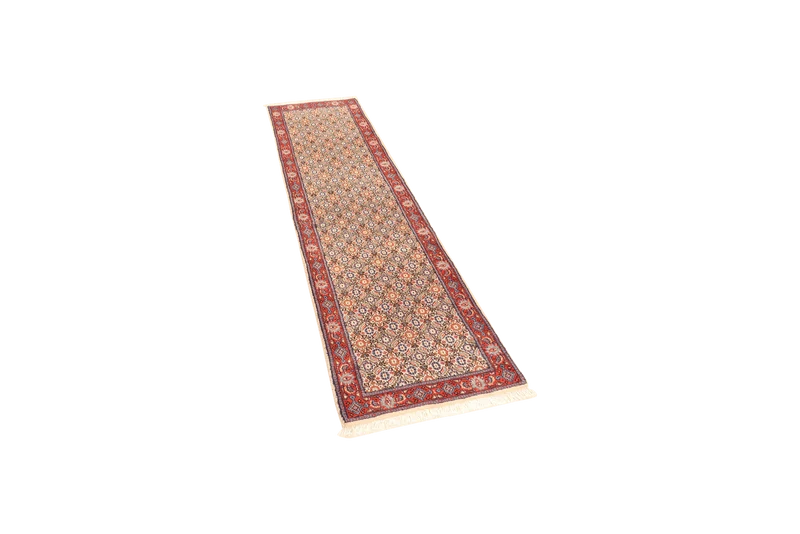 Moud Mahi · Handgeknüpft – Beige, 202x53 cm