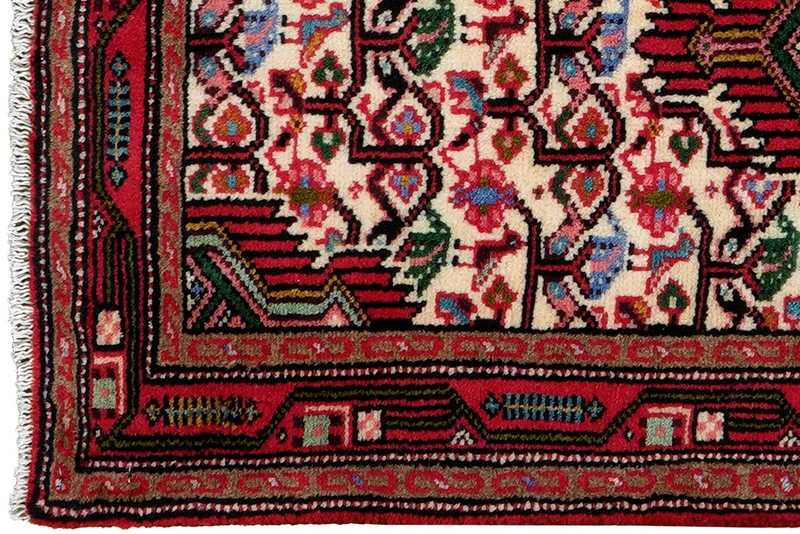 Assadabad · Handgeknüpft – Beige, 97x59 cm