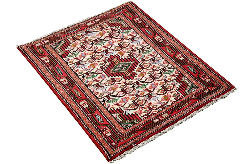 Assadabad · Handgeknüpft – Beige, 97x59 cm
