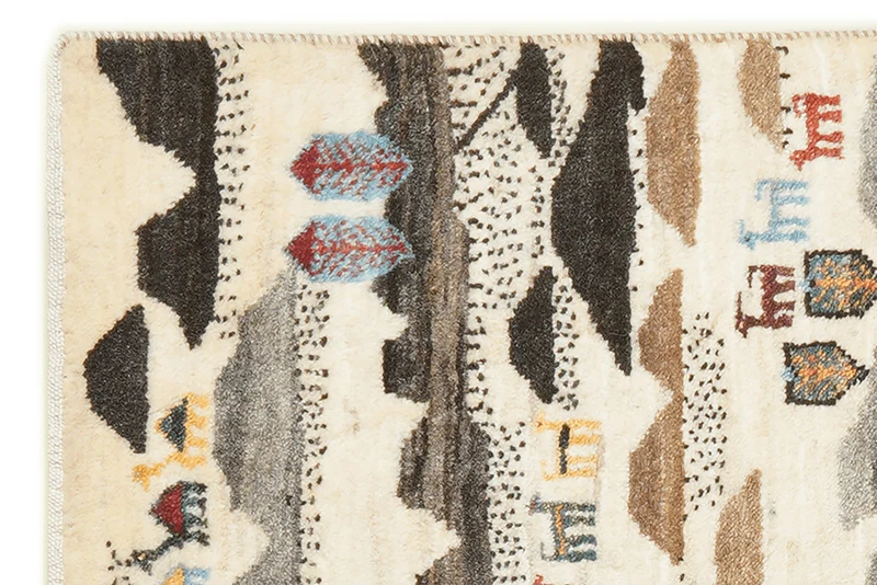 Rizbaf · Handgeknüpft – Beige, 131x84 cm