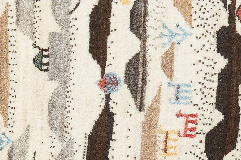 Rizbaf · Handgeknüpft – Beige, 131x84 cm