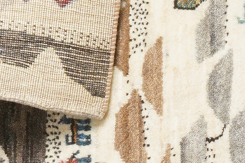 Rizbaf · Handgeknüpft – Beige, 131x84 cm