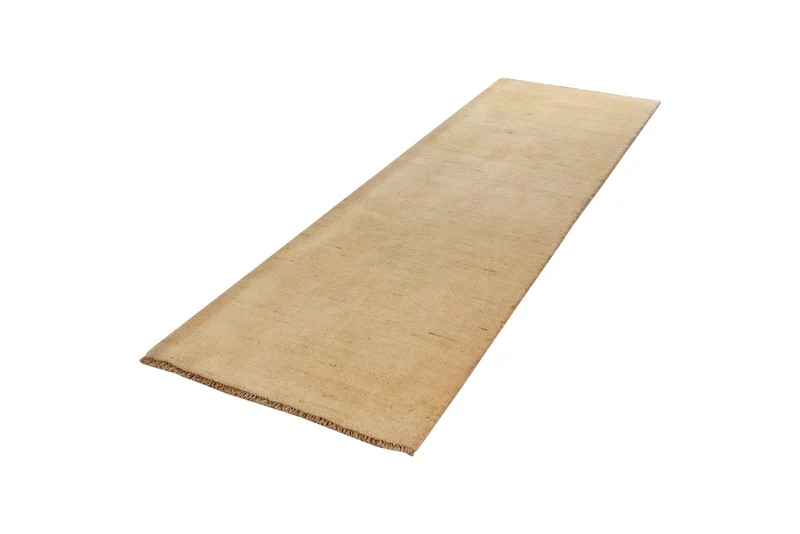 Gabbeh · Handgeknüpft – Beige, 262x87 cm