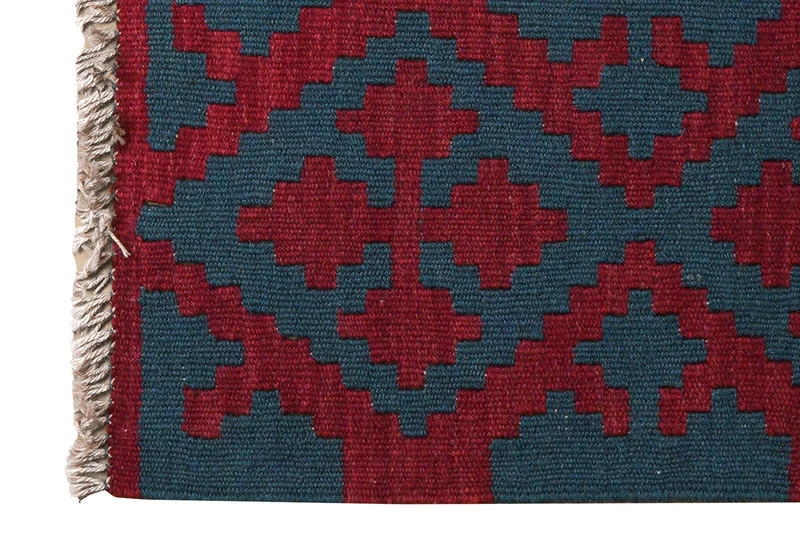 Kelim Gashgai · Handgewebt – Rot, 81x67 cm