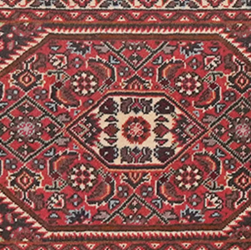 Bidjar Zandjan · Handgeknüpft – Blau, 70x42 cm