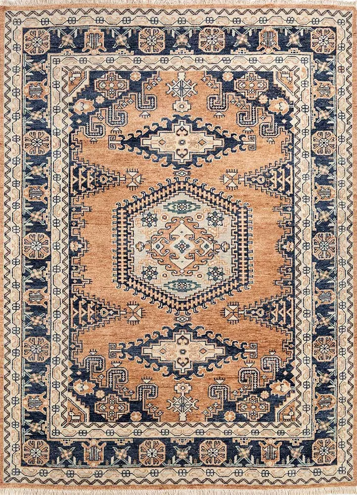 Wollteppich - 240 x 300 cm - orange