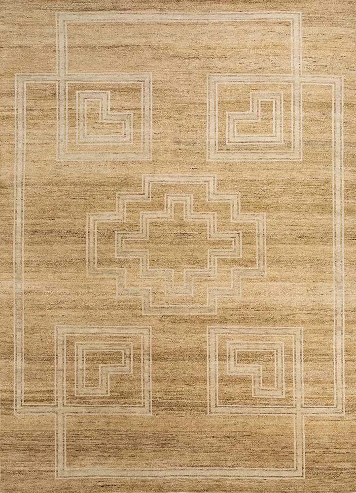 Wollteppich - 240 x 300 cm - beige