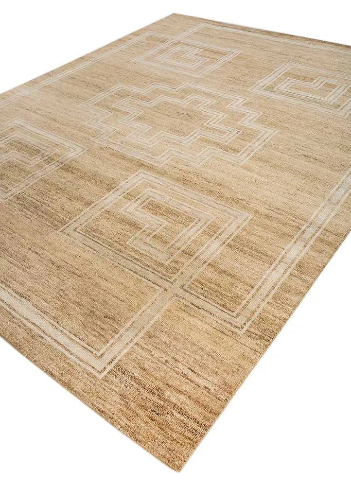 Wollteppich - 240 x 300 cm - beige