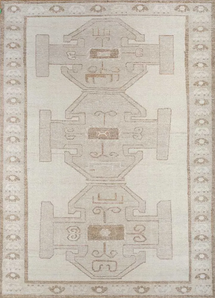 Wollteppich - 240 x 300 cm - creme