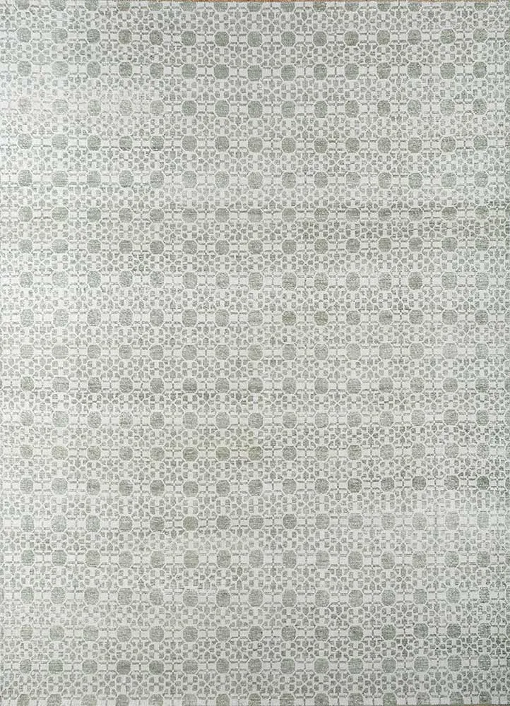 Wollteppich - 180 x 270 cm - hellgrau
