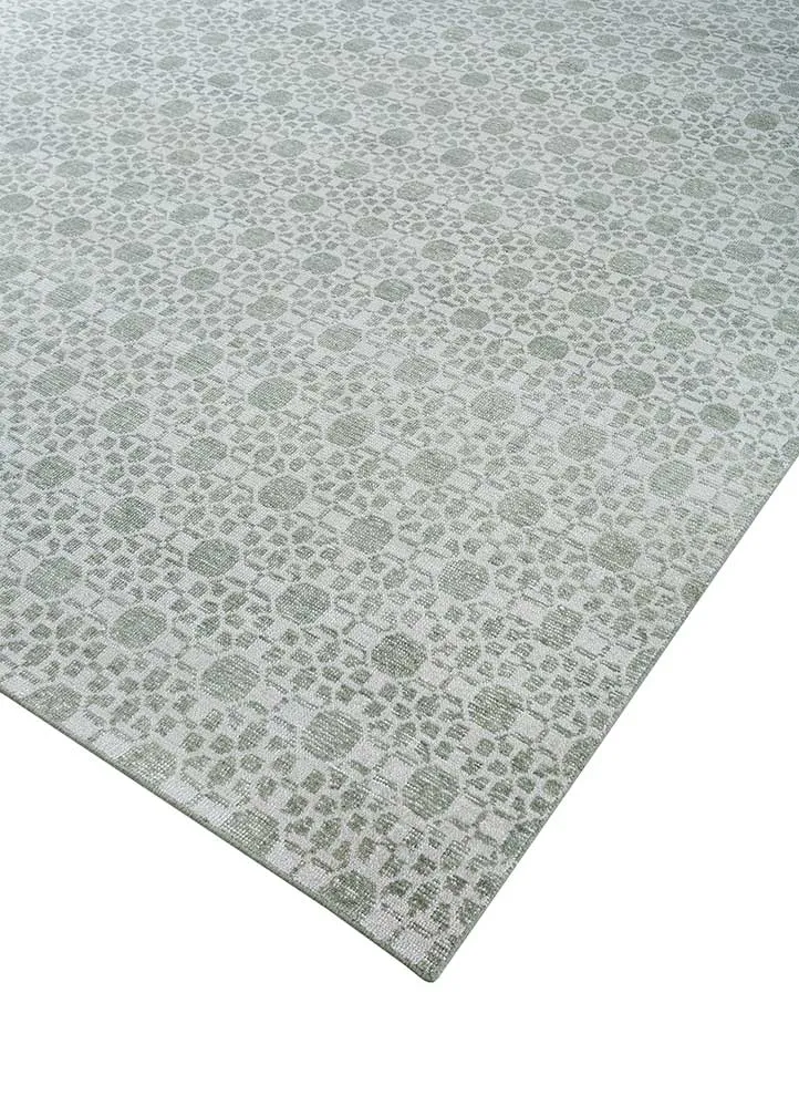 Wollteppich - 180 x 270 cm - hellgrau