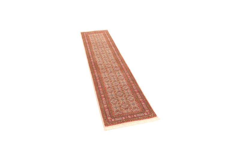 Moud Mahi · Handgeknüpft – Beige, 195x49 cm
