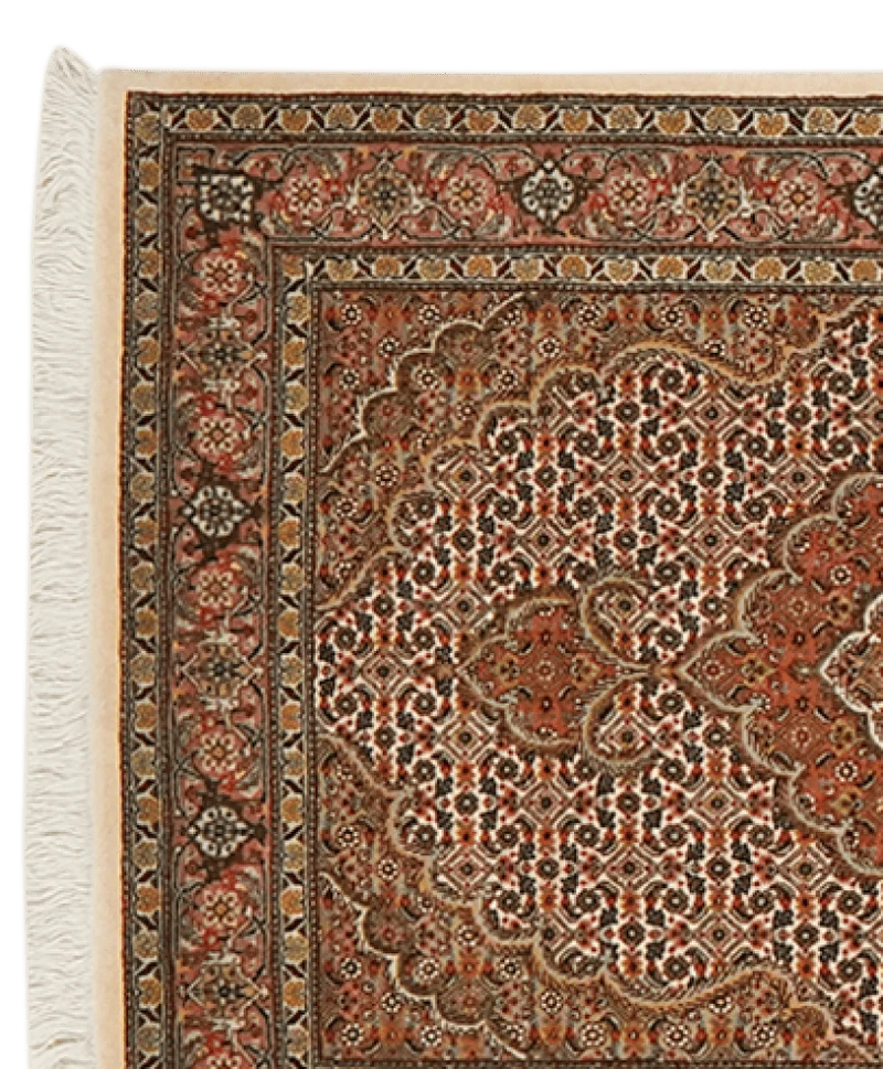 Tabriz 50 Raj · Handgeknüpft – Braun, 315x83 cm