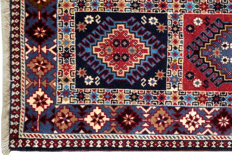 Yalameh · Handgeknüpft – Bunt, 125x82 cm