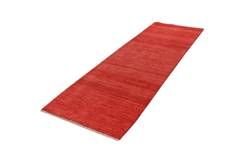 Gabbeh · Handgeknüpft – Rot, 295x90 cm