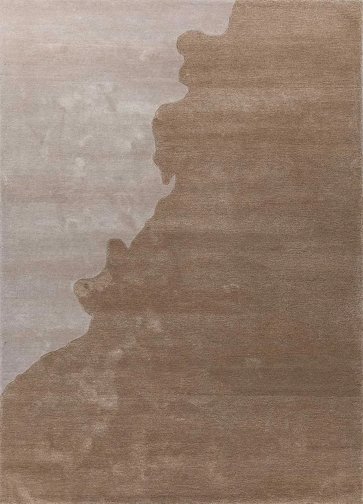 Wollteppich - 180 x 270 cm - gold