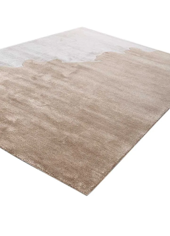 Wollteppich - 180 x 270 cm - gold