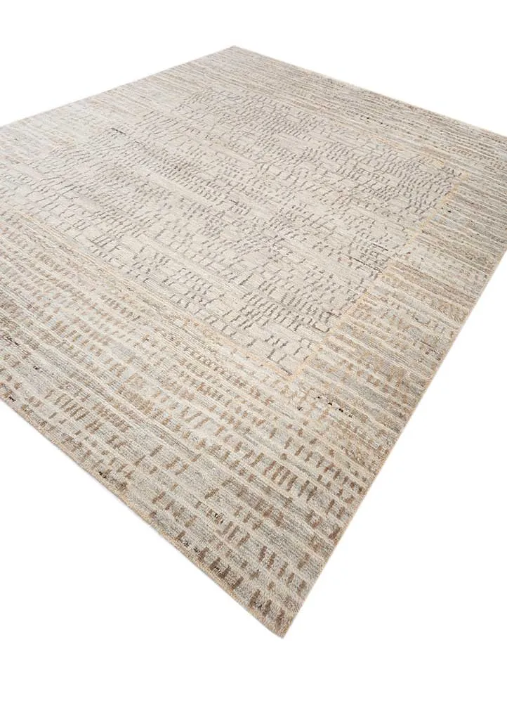 Wollteppich - 240 x 300 cm - beige